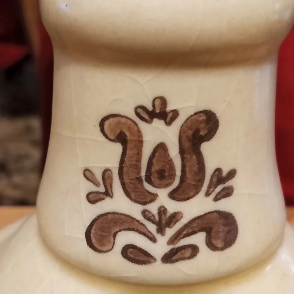 RARE-Pfalzgraff Village Pattern Set of 2 Series #1 Short Candlestick Holders. - Picture 16 of 16